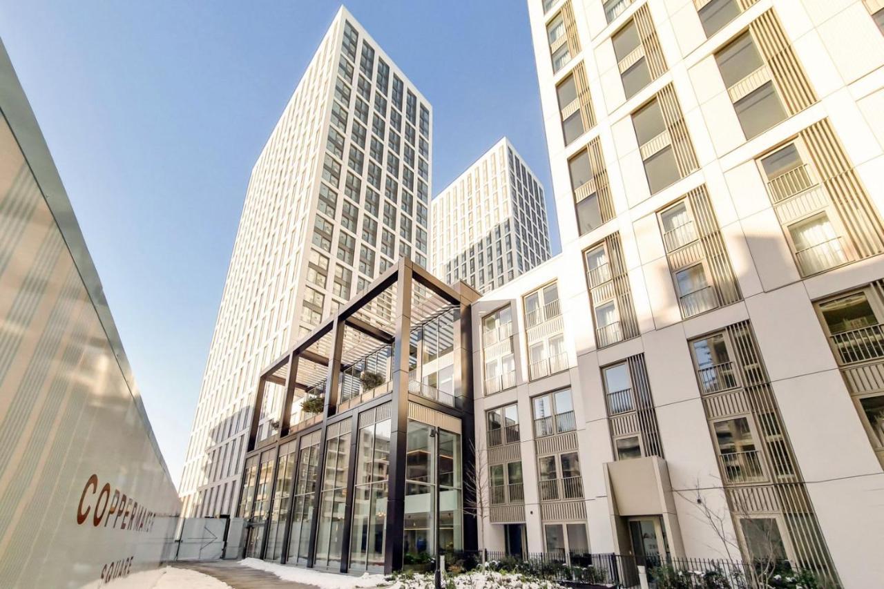 Coppermaker Square In Stratford Aparthotel Londen Buitenkant foto