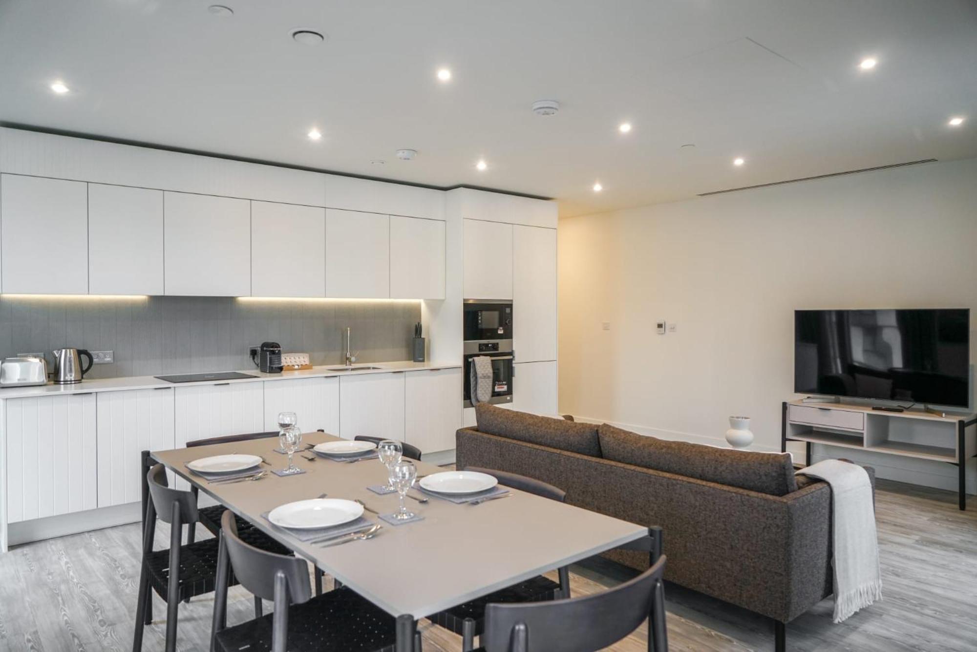 Coppermaker Square In Stratford Aparthotel Londen Buitenkant foto