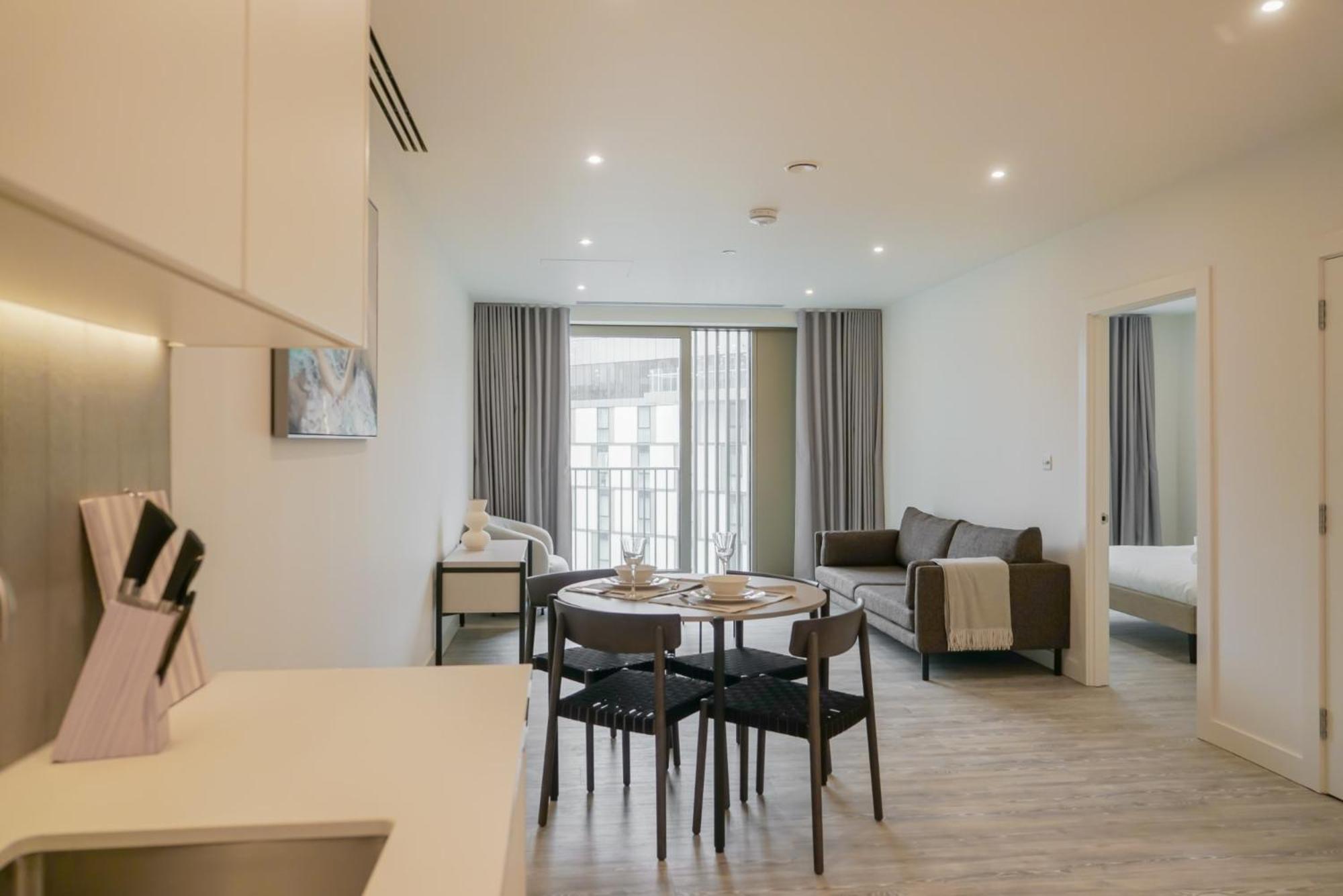 Coppermaker Square In Stratford Aparthotel Londen Buitenkant foto